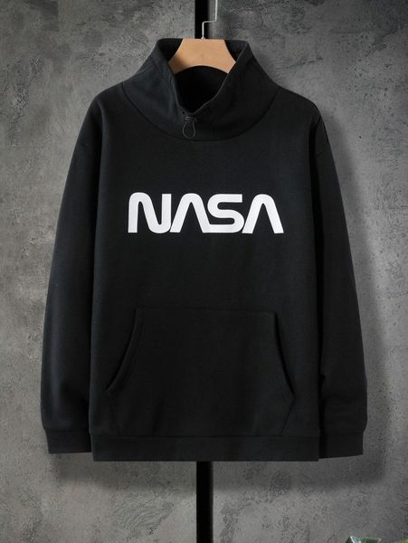 men letter graphic high neck drawstring drop shoulder thermal lined sweatshirt k2rv#, Black
men letter graphic high neck drawstring drop shoulder thermal lined sweatshirt k2rv#, Black