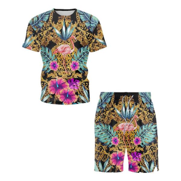 men's tracksuits fashion flower 3d printing summer t-shirt shorts 2-piece set chinese style beach light pink sunscreen sweat absorpt, Gray
men's tracksuits fashion flower 3d printing summer t-shirt shorts 2-piece set chinese style beach light pink sunscreen sweat absorpt, Gray