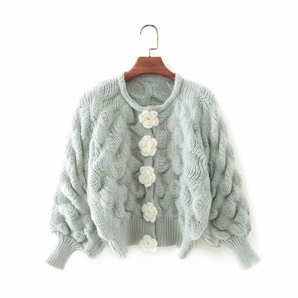 women's knits & tees xeasy 2021 summer women vintage solid flower buttons sweater girl sweet cute cardigan female fashion round neck sh, White
women's knits & tees xeasy 2021 summer women vintage solid flower buttons sweater girl sweet cute cardigan female fashion round neck sh, White