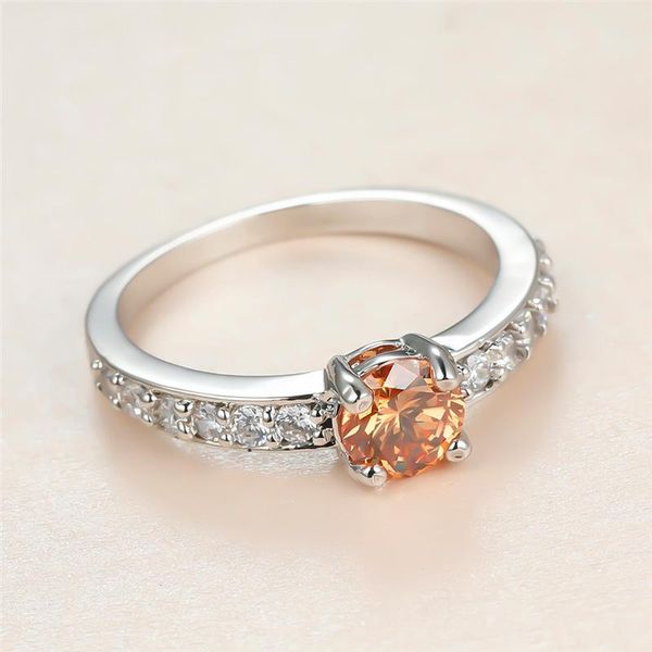 minimalist female champagne crystal ring small silver color thin wedding rings for women cute bride round zircon engagement, Slivery;golden
minimalist female champagne crystal ring small silver color thin wedding rings for women cute bride round zircon engagement, Slivery;golden