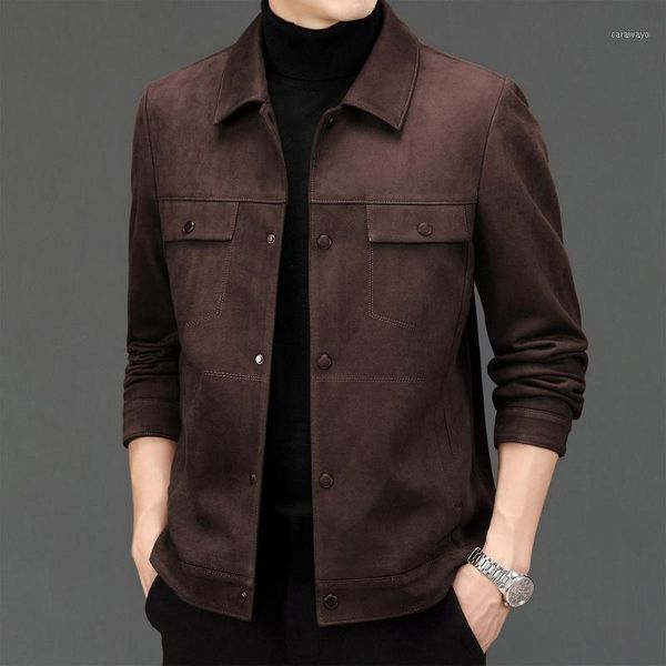 men's jackets grade brand casual fashion multipocket lapel jacket simple vintage solid color men coats desinger clothing, Black;brown
men's jackets grade brand casual fashion multipocket lapel jacket simple vintage solid color men coats desinger clothing, Black;brown