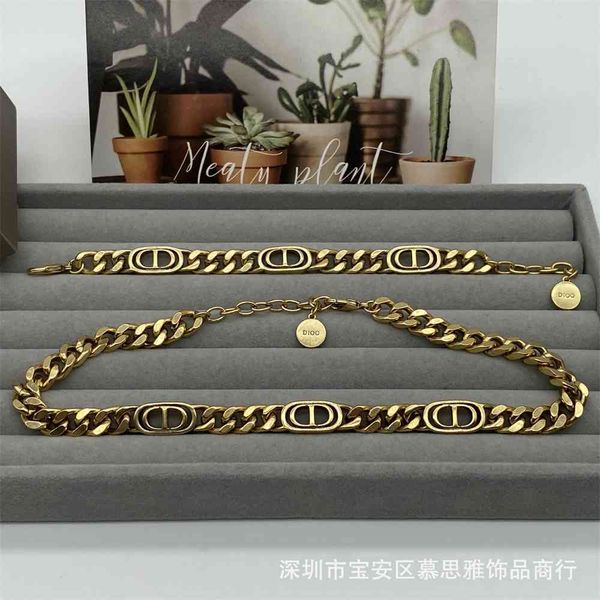 special offer 2021 luxury designer jewelry necklace brass edition letter antique bracelet with steel seal earrings, Silver
special offer 2021 luxury designer jewelry necklace brass edition letter antique bracelet with steel seal earrings, Silver