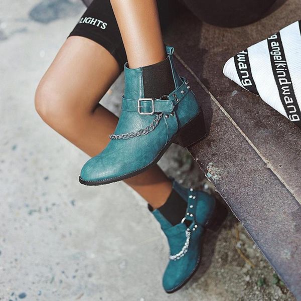 boots women ankle low heels shoes vintage pu leather gladiator booties rivets buckle deco woman mujer zapatos botas 33-48, Black
boots women ankle low heels shoes vintage pu leather gladiator booties rivets buckle deco woman mujer zapatos botas 33-48, Black