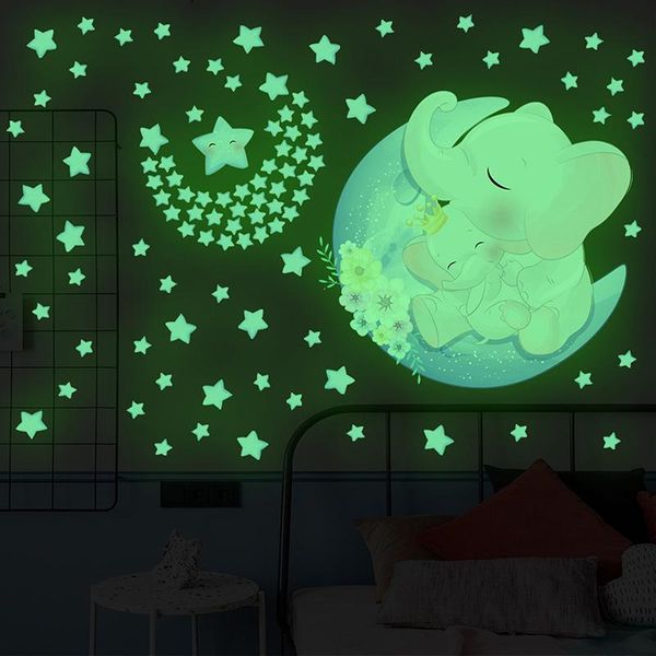 wall stickers 1sheet luminous star moon sticker bear creative glow in the dark for baby room
wall stickers 1sheet luminous star moon sticker bear creative glow in the dark for baby room