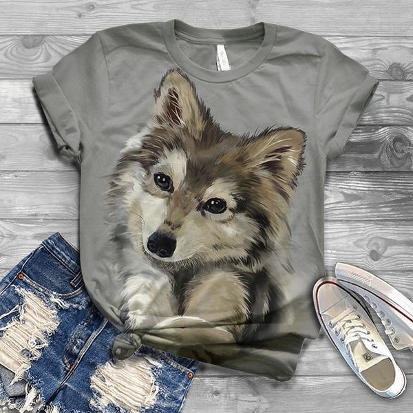 women's t-shirt 2021 3dt shirt wolf head print summer casual couple animal fashion harajuku hip-hop streetwear, White
women's t-shirt 2021 3dt shirt wolf head print summer casual couple animal fashion harajuku hip-hop streetwear, White