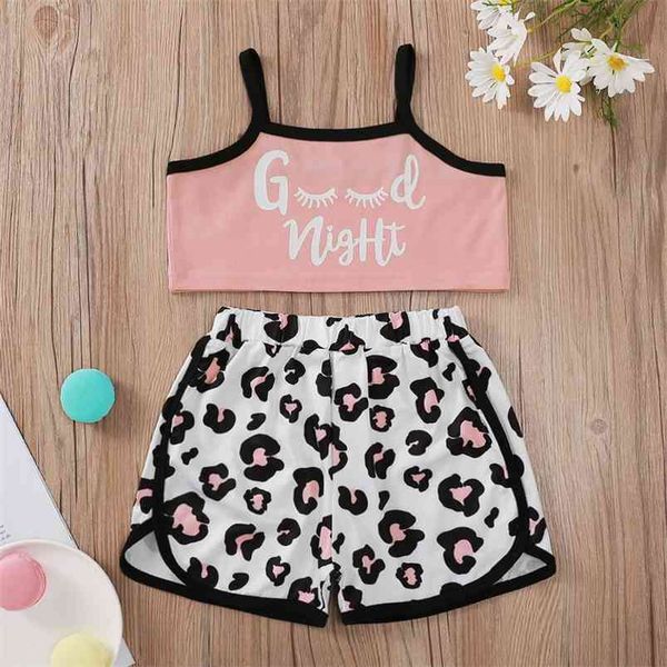 summer children sets strap letter pink leopard shorts cute 2pcs girls boys clothes set 1-8t 210629, White
summer children sets strap letter pink leopard shorts cute 2pcs girls boys clothes set 1-8t 210629, White