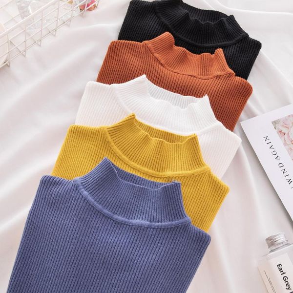 women's sweaters turtleneck knitted sweater female casual pullover women autumn winter korean fashion 2021 jumper, White;black
women's sweaters turtleneck knitted sweater female casual pullover women autumn winter korean fashion 2021 jumper, White;black