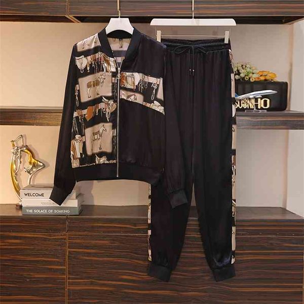 long sleeve two pieces set for women sportswear autumn casual tracksuits printed coat and long pants sets outfit 210519, White
long sleeve two pieces set for women sportswear autumn casual tracksuits printed coat and long pants sets outfit 210519, White