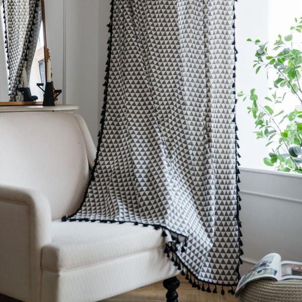 curtain & drapes finished gray triangle printing american style small window kitchen cotton linen semi shading bay
curtain & drapes finished gray triangle printing american style small window kitchen cotton linen semi shading bay