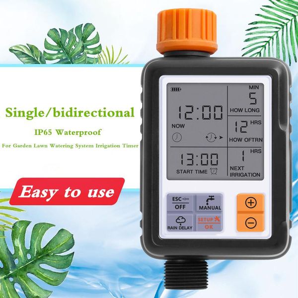 automatic programmable digital water timer 3" large screen ip65 waterproof for garden lawn watering system irrigation equipments
automatic programmable digital water timer 3" large screen ip65 waterproof for garden lawn watering system irrigation equipments