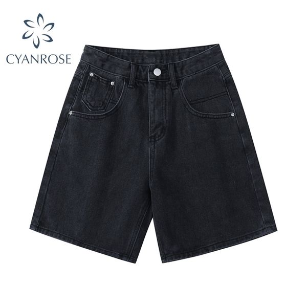 summer high waist denim shorts women casual loose ladies fashion plus size button wide leg short jeans female 210515, Blue
summer high waist denim shorts women casual loose ladies fashion plus size button wide leg short jeans female 210515, Blue