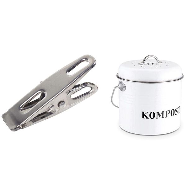 waste bins 40 pieces of stainless steel clothespin metal clip & 1x compost bin 5l organic homemade trash can
waste bins 40 pieces of stainless steel clothespin metal clip & 1x compost bin 5l organic homemade trash can