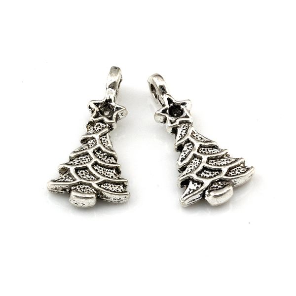 125pcs antique silver alloy mix christmas tree charms pendants for jewelry making bracelet necklace diy accessories a-646, Bronze;silver
125pcs antique silver alloy mix christmas tree charms pendants for jewelry making bracelet necklace diy accessories a-646, Bronze;silver