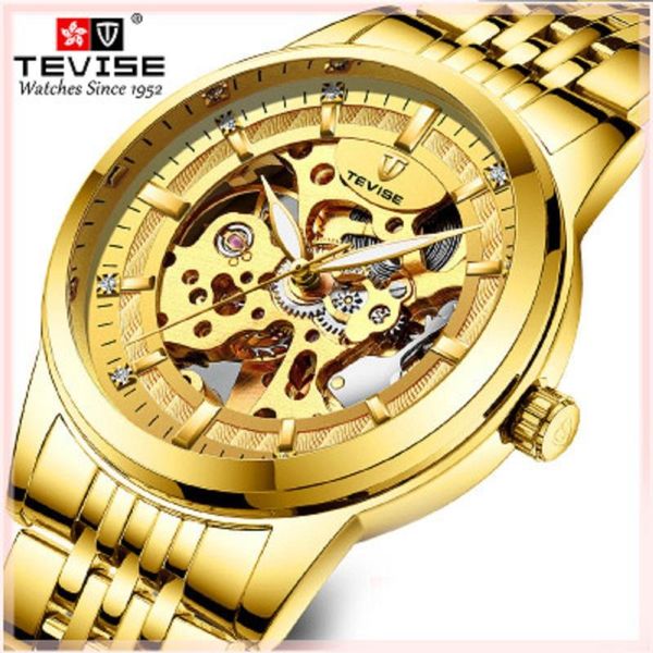 fashion waterproof automatic mechanical watch steel straps skeleton men's watches montre homme wristwatches, Slivery;brown
fashion waterproof automatic mechanical watch steel straps skeleton men's watches montre homme wristwatches, Slivery;brown