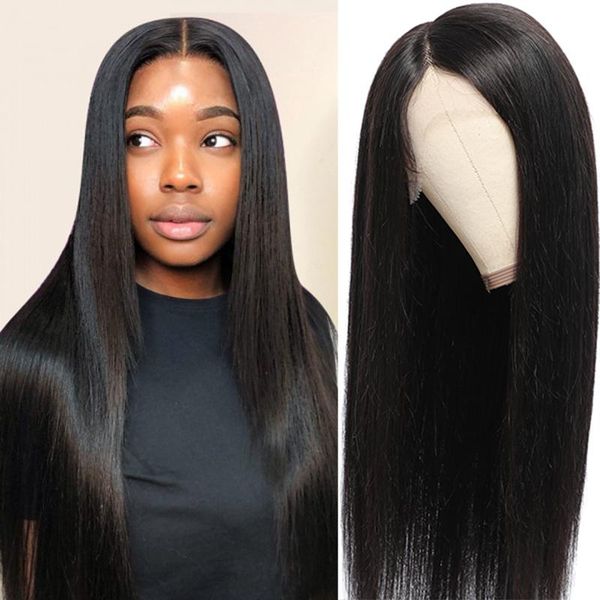 lace wigs brazilian straight front human hair natural color 13x1 t part for black women soku non-remy wig, Black;brown
lace wigs brazilian straight front human hair natural color 13x1 t part for black women soku non-remy wig, Black;brown