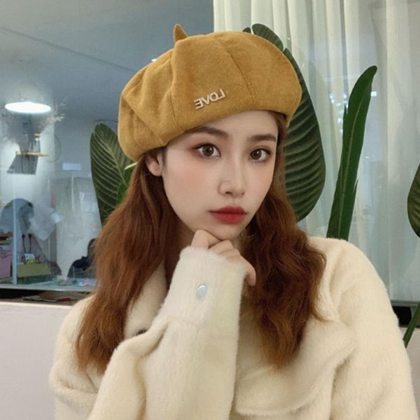 berets autumn and winter wool beret feminine letter painter hat fashion wild ladies female, Blue;gray
berets autumn and winter wool beret feminine letter painter hat fashion wild ladies female, Blue;gray