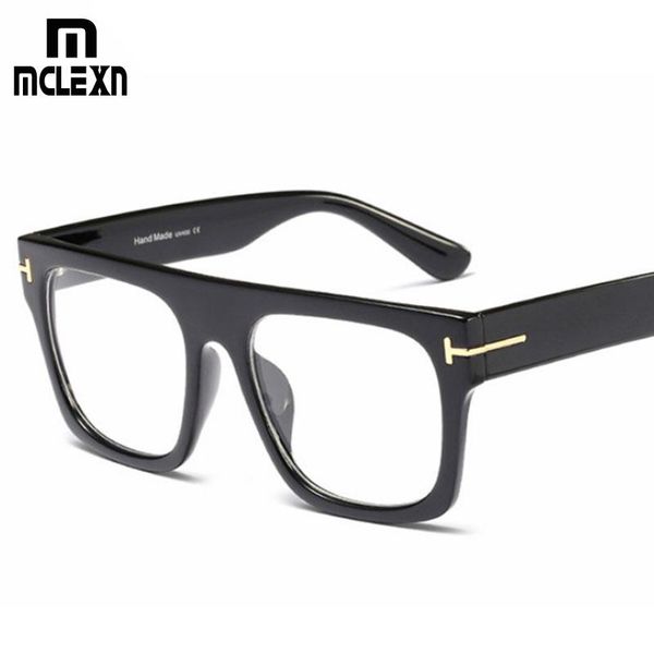 fashion sunglasses frames mclexn retro square glasses men women trending styles optical computer, Black
fashion sunglasses frames mclexn retro square glasses men women trending styles optical computer, Black