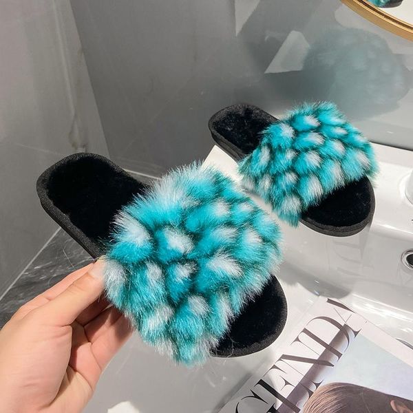 slippers house for women 2021 ladies color matching faux fur fluffy women's plush hair indoor slides adult, Black
slippers house for women 2021 ladies color matching faux fur fluffy women's plush hair indoor slides adult, Black