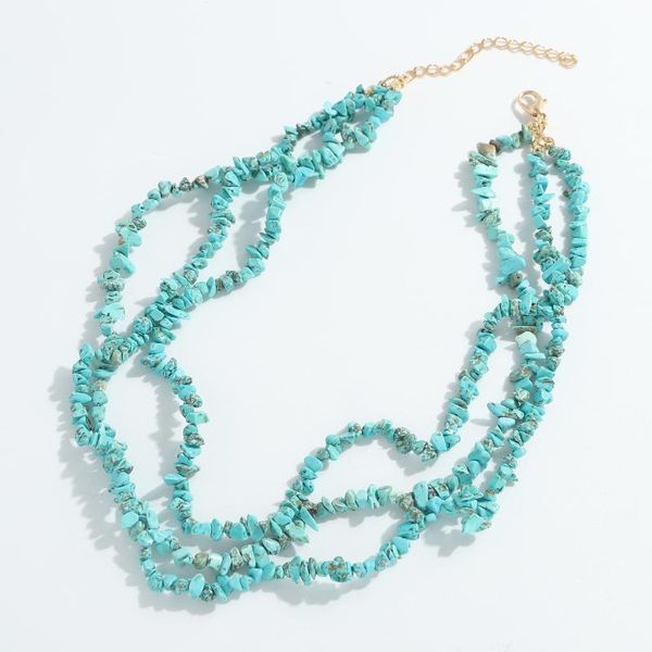 chains bohemia gold color multilayers natural stone beads pearls fashion necklaces for women girls boho necklace jewelry, Silver
chains bohemia gold color multilayers natural stone beads pearls fashion necklaces for women girls boho necklace jewelry, Silver