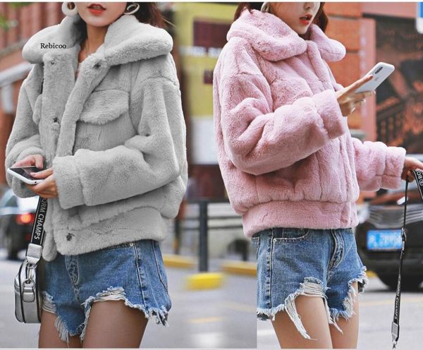 women's fur & faux plus size loose warm outwear luxury coats short women parka fashion winter thick imitation mink jacket female belt, Black
women's fur & faux plus size loose warm outwear luxury coats short women parka fashion winter thick imitation mink jacket female belt, Black
