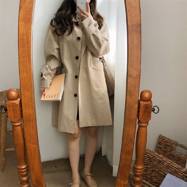 wool autumn fashion loose female windbreaker ol mid-length all match chic casual trench elegant cardigans coats, Black
wool autumn fashion loose female windbreaker ol mid-length all match chic casual trench elegant cardigans coats, Black