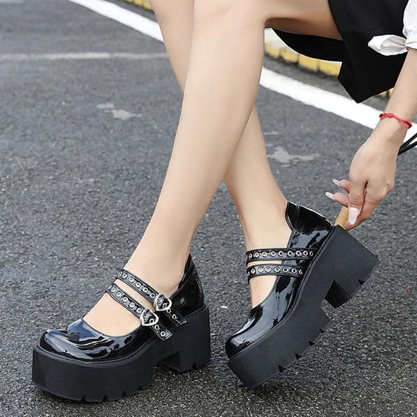 dress shoes 2021 brand design fashion gothic style plaid buckle strap pumps mary janes square heels platform cute summer women, Black
dress shoes 2021 brand design fashion gothic style plaid buckle strap pumps mary janes square heels platform cute summer women, Black