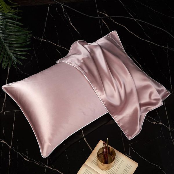 pillow case solid color 19 momme silk satin pillowcase 48x74cm single-sided mulberry beauty healthy hair 1pc cover for women men
pillow case solid color 19 momme silk satin pillowcase 48x74cm single-sided mulberry beauty healthy hair 1pc cover for women men