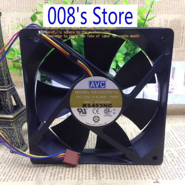cooler fan for da12025b12l 12*12cm 120*120*25mm 1225 12v 0.3a p005 4 pin speed control pc case cooling 700/2600rpm pwm lappads
cooler fan for da12025b12l 12*12cm 120*120*25mm 1225 12v 0.3a p005 4 pin speed control pc case cooling 700/2600rpm pwm lappads
