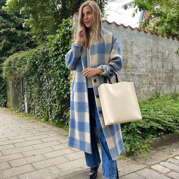women's wool & blends pirate hippie blue plaid woolen cloth coat women autumn winter turn down collar button jacket casual vintage long, Black
women's wool & blends pirate hippie blue plaid woolen cloth coat women autumn winter turn down collar button jacket casual vintage long, Black