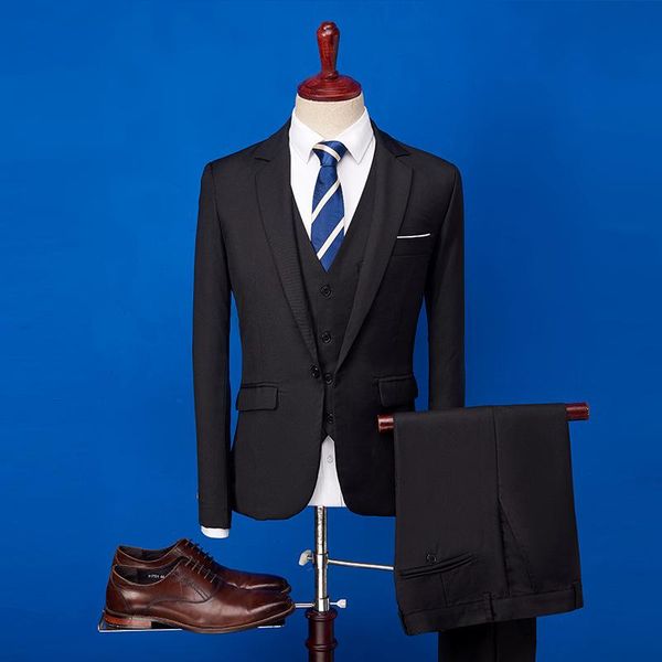men's suits & blazers 2021 spring suit 3 pieces set one-button flat slim fit casual tuxedos for wedding prom (jacket+pants+vest) costum, White;black
men's suits & blazers 2021 spring suit 3 pieces set one-button flat slim fit casual tuxedos for wedding prom (jacket+pants+vest) costum, White;black