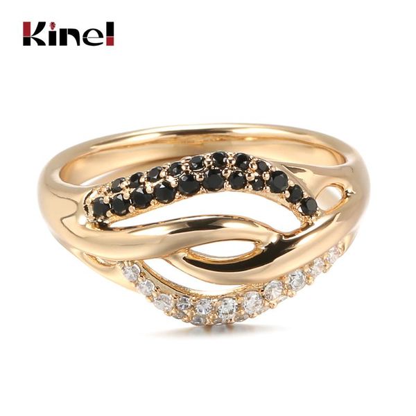cluster rings kinel black natural zircon ring for women fashion 585 rose gold geometry cross crystal gift daily fine vintage jewelry, Golden;silver
cluster rings kinel black natural zircon ring for women fashion 585 rose gold geometry cross crystal gift daily fine vintage jewelry, Golden;silver