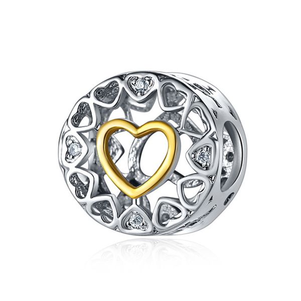 1pcs pretty hollow heart pendant diy beads adapting to original pandora charm bracelet ladies jewelry making gifts, Silver
1pcs pretty hollow heart pendant diy beads adapting to original pandora charm bracelet ladies jewelry making gifts, Silver