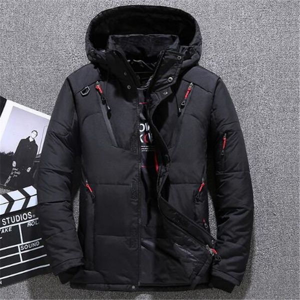 men's winter new down jacket fashion outdoor men's thick casual duck clothes outdoor leisure sports, Black
men's winter new down jacket fashion outdoor men's thick casual duck clothes outdoor leisure sports, Black