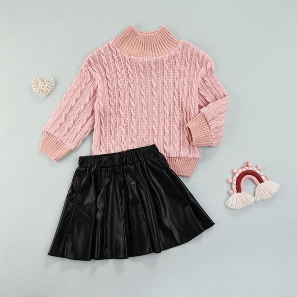 clothing sets kid girls sweater set, knitted solid color thigh long pleated leather skirt, kids, White
clothing sets kid girls sweater set, knitted solid color thigh long pleated leather skirt, kids, White