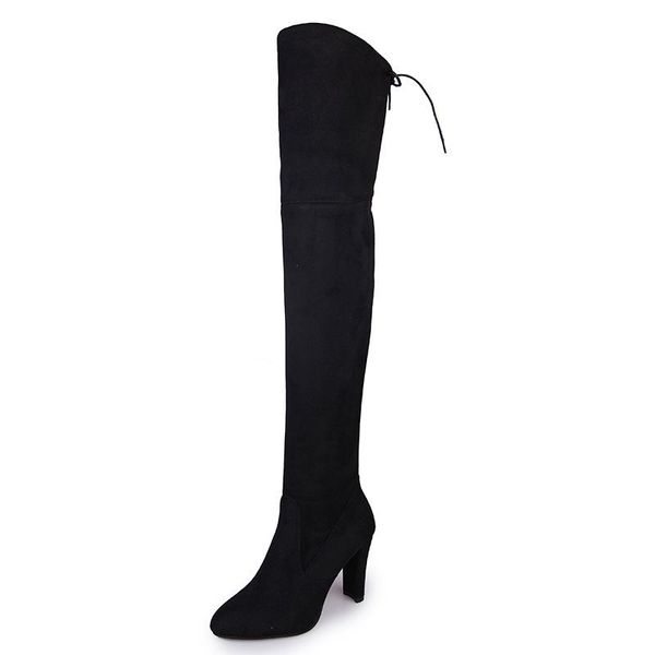 boots party fashion suede leather shoes 2021 arrival women over the knee heels stretch flock winter high, Black
boots party fashion suede leather shoes 2021 arrival women over the knee heels stretch flock winter high, Black