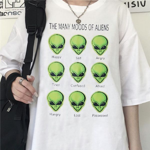 streetwear harajuku plus size womens t shirt hip hop alien letter print summer cotton short sleeve tees, White
streetwear harajuku plus size womens t shirt hip hop alien letter print summer cotton short sleeve tees, White
