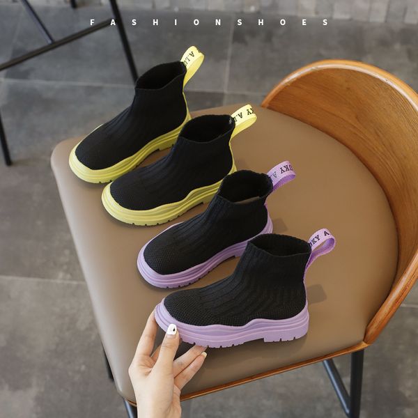 70% off factory online 2021 autumn and winter new boys' girls' boots fashion martin low socks children's shoes, Black
70% off factory online 2021 autumn and winter new boys' girls' boots fashion martin low socks children's shoes, Black