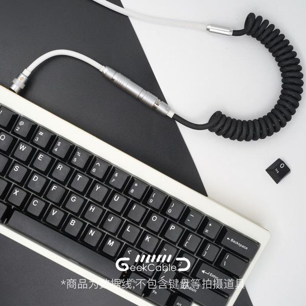 geekcable handmade customized mechanical keyboard data cable for gmk theme sp keycap line black and white colorway computer cables & connect
geekcable handmade customized mechanical keyboard data cable for gmk theme sp keycap line black and white colorway computer cables & connect