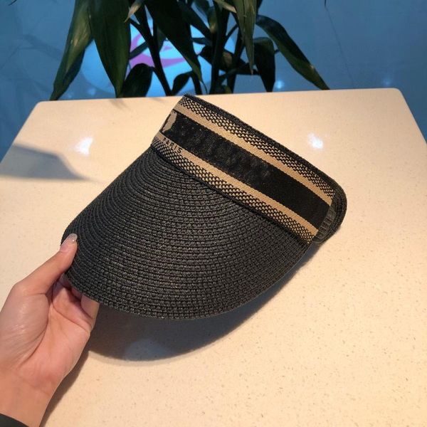 wide brim hats 2021 summer fashion luxury designer brands spring women cap grass weaving sun, Blue;gray
wide brim hats 2021 summer fashion luxury designer brands spring women cap grass weaving sun, Blue;gray