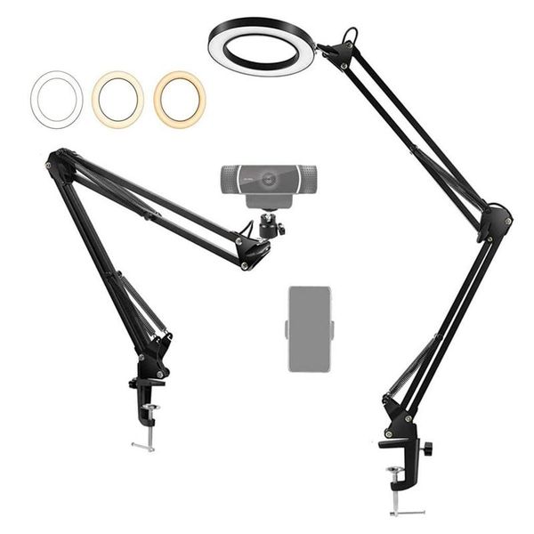 flash heads desk ring light workbench with swivel arm 6'' usb for streaming reading dimmable camera clip on
flash heads desk ring light workbench with swivel arm 6'' usb for streaming reading dimmable camera clip on