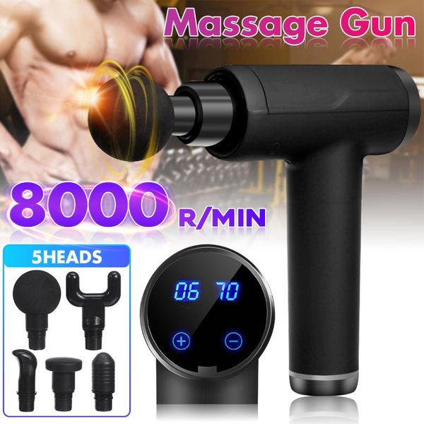 8000r/min muscle massage gun therapy massager pain sport machine relax body slimming relief with 6 heads
8000r/min muscle massage gun therapy massager pain sport machine relax body slimming relief with 6 heads