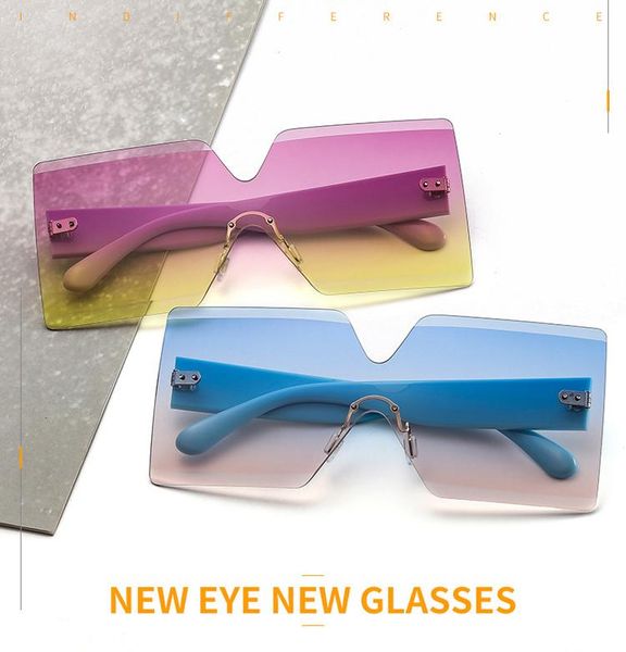 sunglasses doisyer fashion luxury mens glasses rimless designer square frames oversized shades 2021, White;black
sunglasses doisyer fashion luxury mens glasses rimless designer square frames oversized shades 2021, White;black