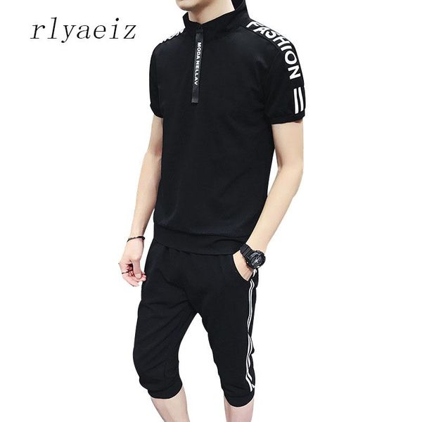 men's tracksuits rlyaeiz sporting suit men casual sets tracksuit 2021 summer striped t shirts + calf-length pants two piece male, Gray
men's tracksuits rlyaeiz sporting suit men casual sets tracksuit 2021 summer striped t shirts + calf-length pants two piece male, Gray