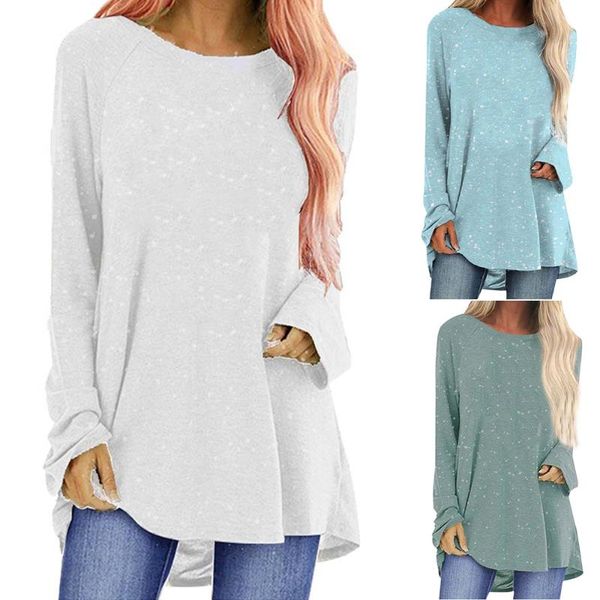 women's t-shirt women snowflake digital printing long full sleeve crew neck loose casual tshirt mujer camisetas tee, White
women's t-shirt women snowflake digital printing long full sleeve crew neck loose casual tshirt mujer camisetas tee, White
