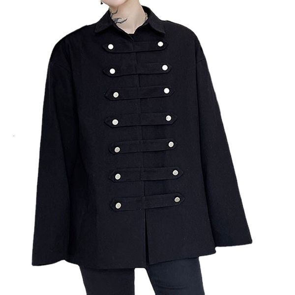 men's jackets men double breasted multi button design korean streetwear fashion loose casual suit cardigan male coat 6gwl, Black;brown
men's jackets men double breasted multi button design korean streetwear fashion loose casual suit cardigan male coat 6gwl, Black;brown