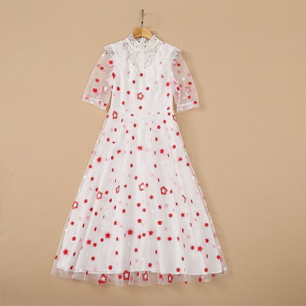 casual dresses european and american women's wear for spring five-quarter sleeve stand collar fashionable lace embroidered dress uzxr, Black;gray
casual dresses european and american women's wear for spring five-quarter sleeve stand collar fashionable lace embroidered dress uzxr, Black;gray