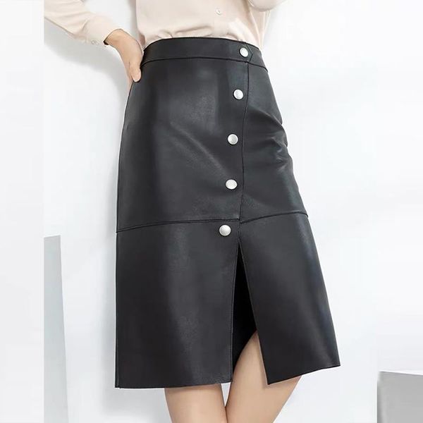 skirts temperament 2021 high waist sheepskin mid length autumn genuine leather skirt casual versatile quality, Black
skirts temperament 2021 high waist sheepskin mid length autumn genuine leather skirt casual versatile quality, Black