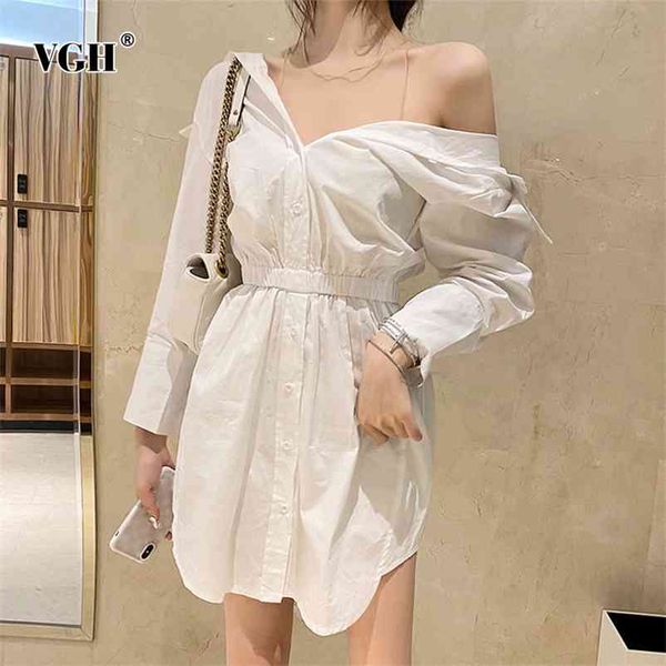 casual loose dress for women slash collar long sleeve off shoulder high waist irregular hem dresses female fashion 210507, Black;gray
casual loose dress for women slash collar long sleeve off shoulder high waist irregular hem dresses female fashion 210507, Black;gray