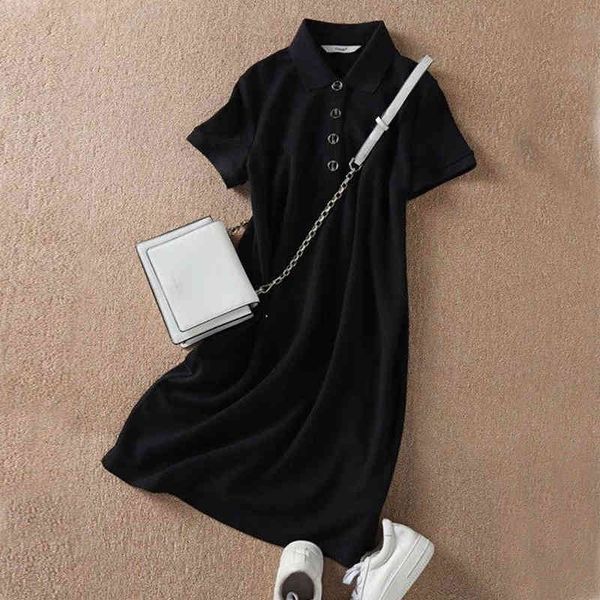 casual dresses surufeng summer pullover polo dress woman plus size black knee-length straight knitting female l8om, Black;gray
casual dresses surufeng summer pullover polo dress woman plus size black knee-length straight knitting female l8om, Black;gray