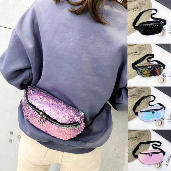 waist bags fashion women outdoor zipper sequin messenger bag sports chest jan30 
waist bags fashion women outdoor zipper sequin messenger bag sports chest jan30
